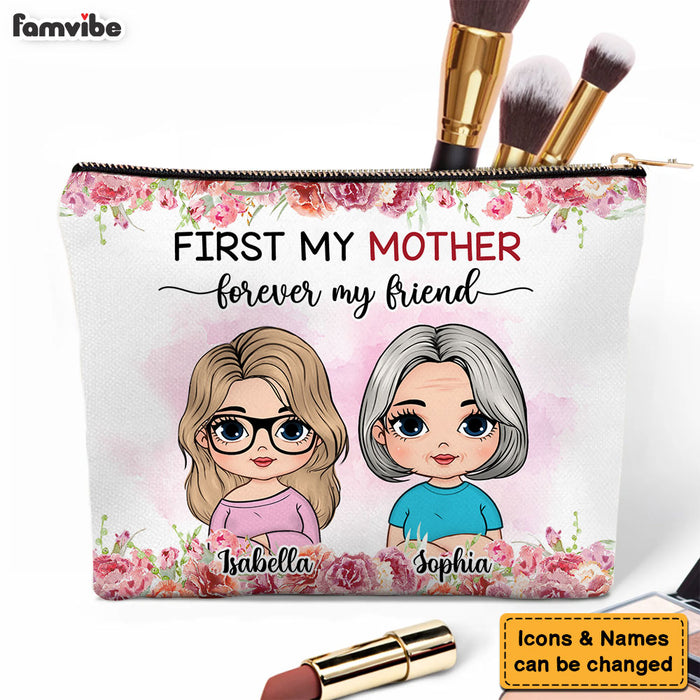Personalized First My Mother Forever My Friend Cosmetic Bag 32295 1