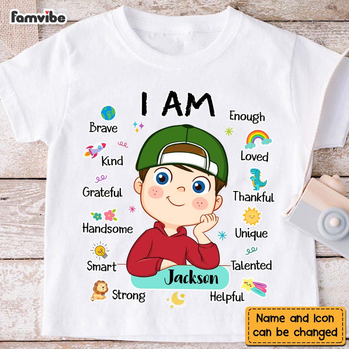 Personalized Gift For Grandson I Am Affirmation Kid T Shirt - Kid Hoodie - Kid Sweatshirt 32298 1