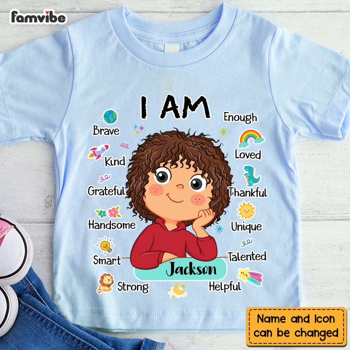 Personalized Gift For Grandson I Am Affirmation Kid T Shirt - Kid Hoodie - Kid Sweatshirt 32298 1