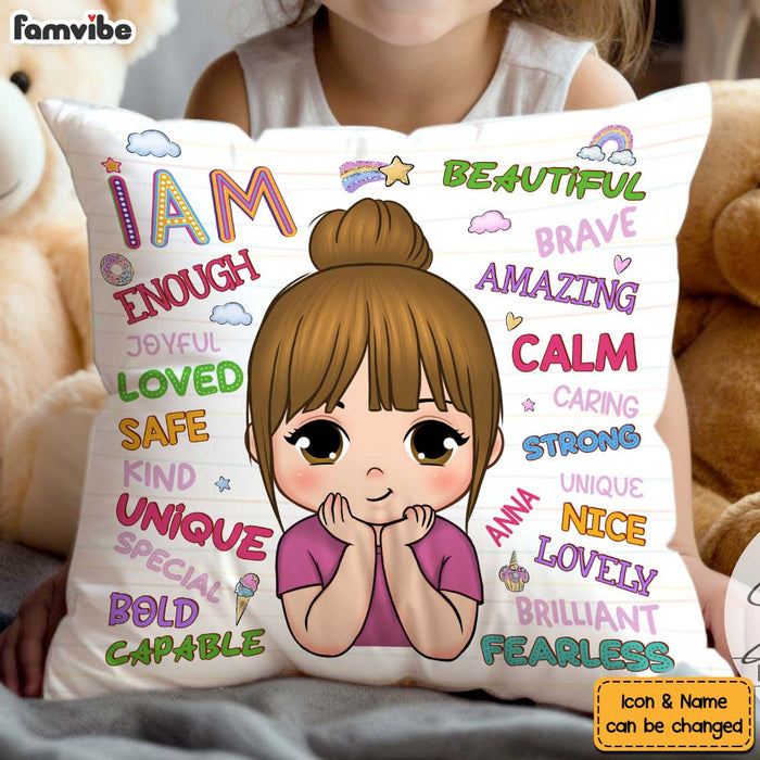 Personalized Gift For Granddaughter I Am Kind Pillow 32301 1