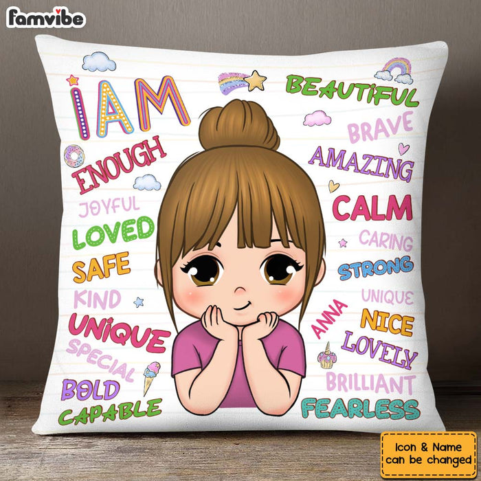 Personalized Gift For Granddaughter I Am Kind Pillow 32301 1