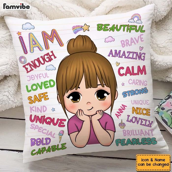 Personalized Gift For Granddaughter I Am Kind Pillow 32301 1