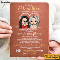 Personalized Gift For Daughter I Wish You The Strength Leather Cover Notebook 32303 thumb 1