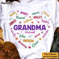 Personalized Gift For Grandma Name Shirt - Hoodie - Sweatshirt 32305 thumb 1