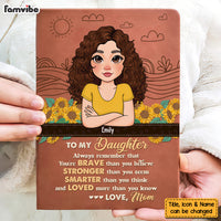 Personalized Gift For Daughter Leather Cover Notebook 32317 thumb 1