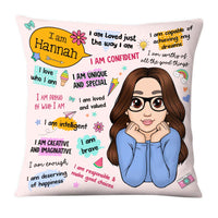 Personalized Gift For Granddaughter I Love Who I Am Pillow 32322 thumb 1