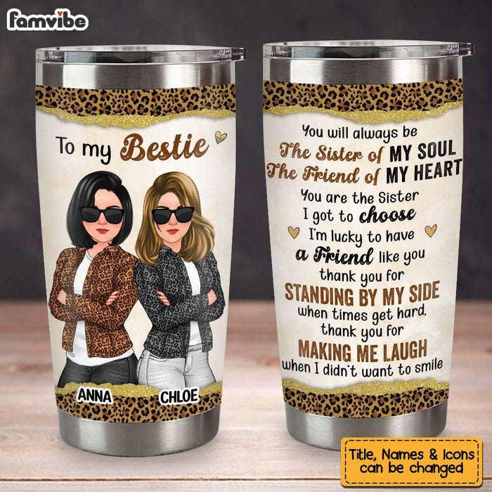 Personalized Gift For Friends My Soul Sister Steel Tumbler 32324 1