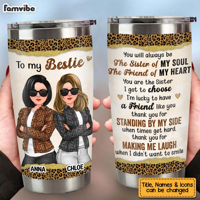 Personalized Gift For Friends My Soul Sister Steel Tumbler 32324 1
