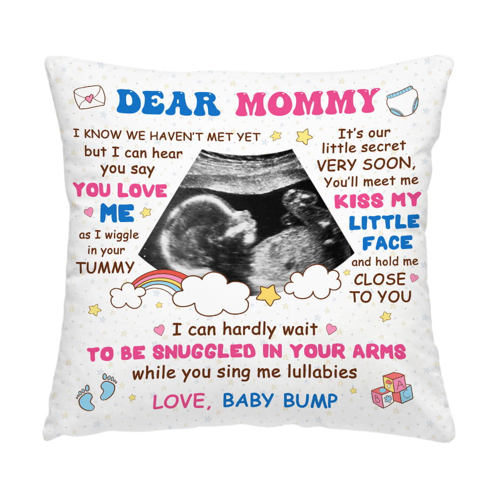 Personalized Gift For Mother's Day Custom Photo Hold Me Close To You Pillow 32325 Primary Mockup