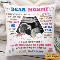 Personalized Gift For Mother's Day Custom Photo Hold Me Close To You Pillow 32325 thumb 1