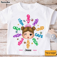 Personalized Gift For Granddaughter Affirmation Flower Kid T Shirt - Kid Hoodie - Kid Sweatshirt 32329 thumb 1