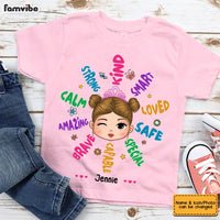 Personalized Gift For Granddaughter Affirmation Flower Kid T Shirt - Kid Hoodie - Kid Sweatshirt 32329 thumb 1