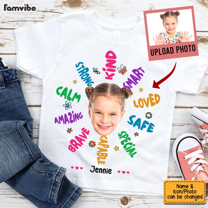 Personalized Gift For Granddaughter Affirmation Flower Kid T Shirt - Kid Hoodie - Kid Sweatshirt 32329 1