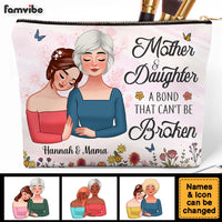 Personalized Gift For Mom Daughter A Bond That Can't Be Broken Cosmetic Bag 32331 thumb 1