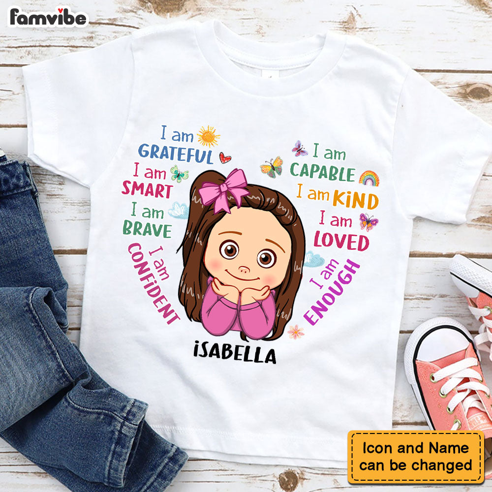 Personalized Gift For Granddaughter I Am Kind Kid T Shirt - Kid Hoodie - Kid Sweatshirt 32332
