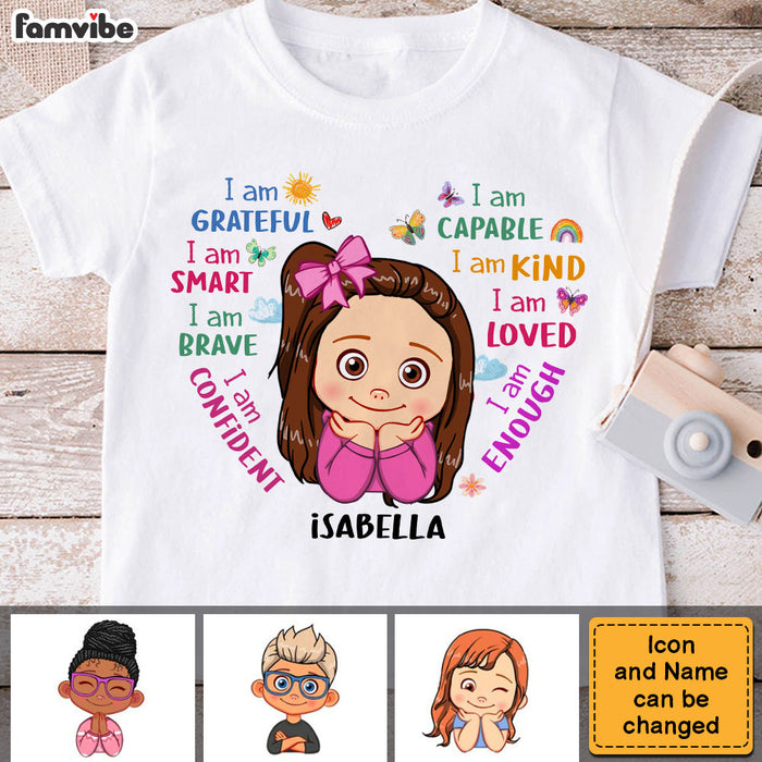 Personalized Gift For Granddaughter I Am Kind Kid T Shirt - Kid Hoodie - Kid Sweatshirt 32332 1