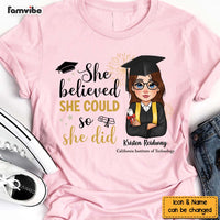 Personalized Graduation She Believed So She Did Shirt - Hoodie - Sweatshirt 32335 thumb 1