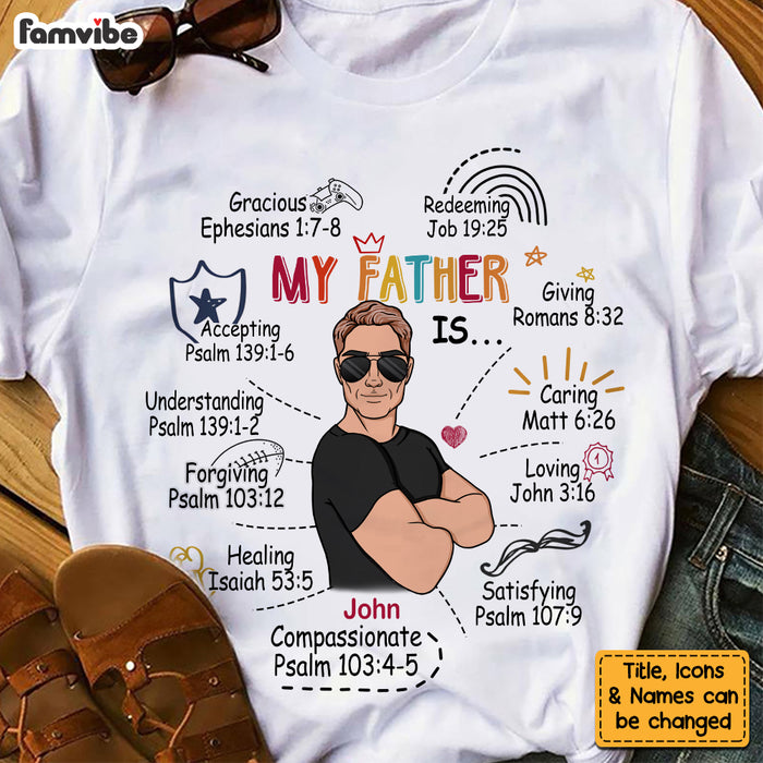 Personalized Gift For Dad My Father Is Shirt - Hoodie - Sweatshirt 32336 1