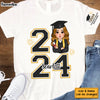Personalized Graduation Senior Sleeve Printed T-shirt 32339 1