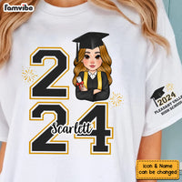 Personalized Graduation Senior Sleeve Printed T-shirt 32339 thumb 1