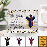 Personalized Gift Graduation Go Change The World Plaque 32340 thumb 1