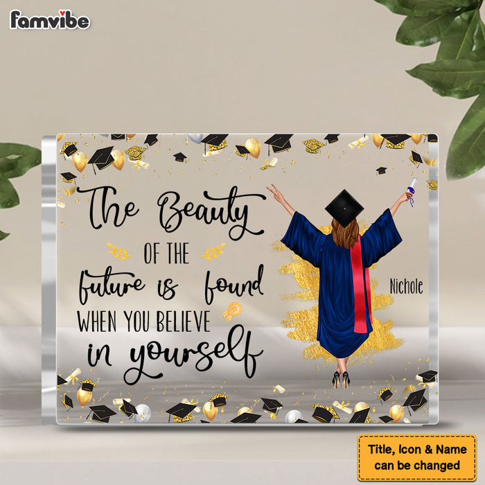 Personalized Gift Graduation Go Change The World Plaque 32340 1