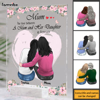 Personalized Gift For Mom The Love Between Acrylic Plaque 32344 thumb 1