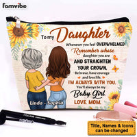 Personalized Gift For Daughter Whenever You Feel Overwhelmed Cosmetic Bag 32345 thumb 1