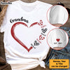 Personalized Gift For Grandma Love Sleeve Printed T-shirt 32347 1