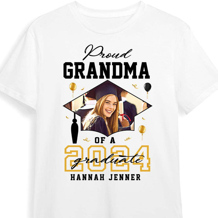 Personalized Gift For Grandma Graduation Kid Photo Custom Shirt - Hoodie - Sweatshirt 32350 1