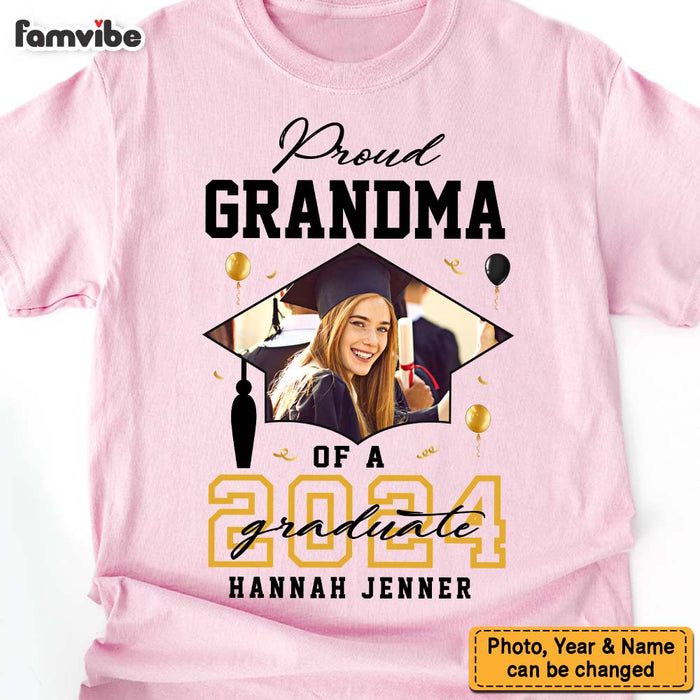 Personalized Gift For Grandma Graduation Kid Photo Custom Shirt - Hoodie - Sweatshirt 32350 1