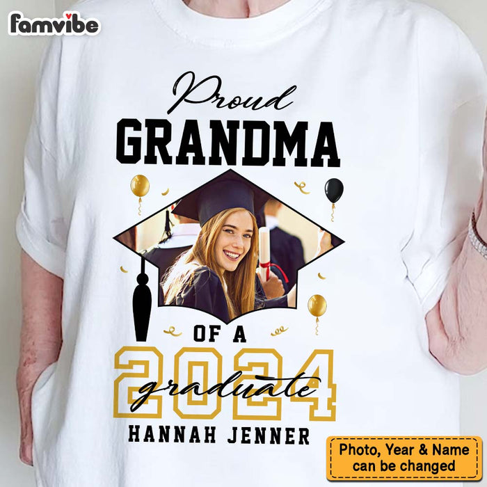 Personalized Gift For Grandma Graduation Kid Photo Custom Shirt - Hoodie - Sweatshirt 32350 1
