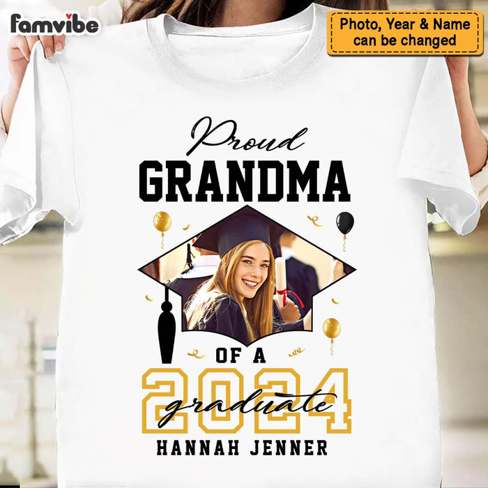 Personalized Gift For Grandma Graduation Kid Photo Custom Shirt - Hoodie - Sweatshirt 32350 1