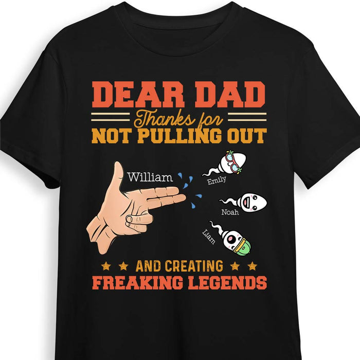 Personalized Gift For Dad Freaking Legends Shirt - Hoodie - Sweatshirt 32356 1