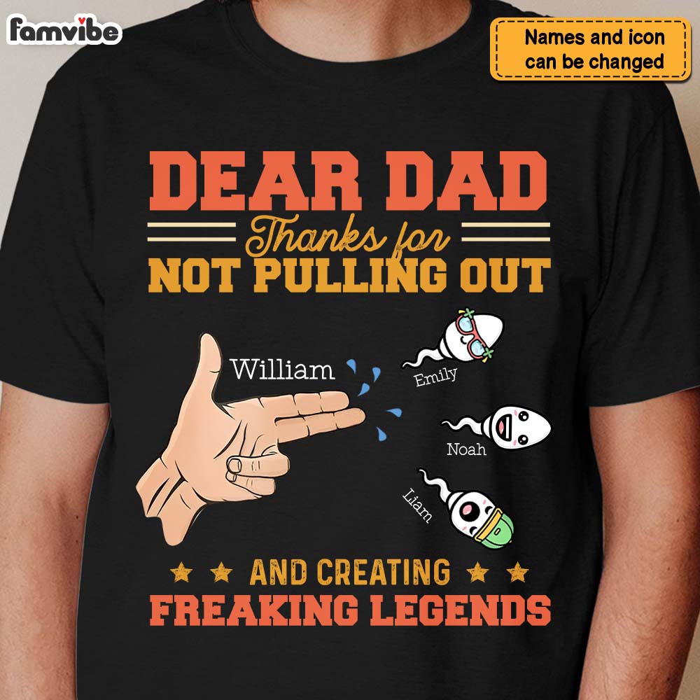 Gift For Dad Freaking Legends Shirt Hoodie Sweatshirt 32356 Primary Mockup