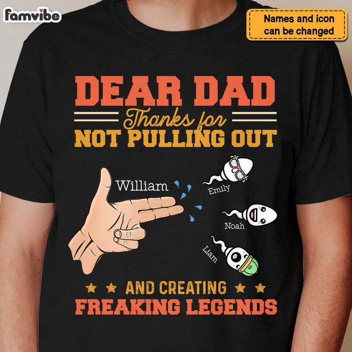 Personalized Gift For Dad Freaking Legends Shirt - Hoodie - Sweatshirt 32356 1