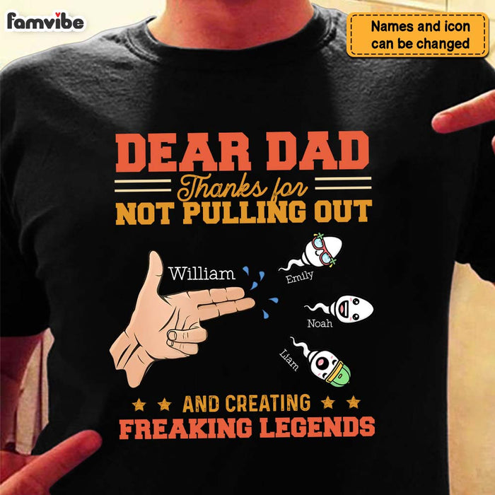 Personalized Gift For Dad Freaking Legends Shirt - Hoodie - Sweatshirt 32356 1