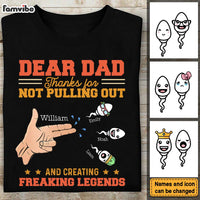 Personalized Gift For Dad Freaking Legends Shirt - Hoodie - Sweatshirt 32356 thumb 1