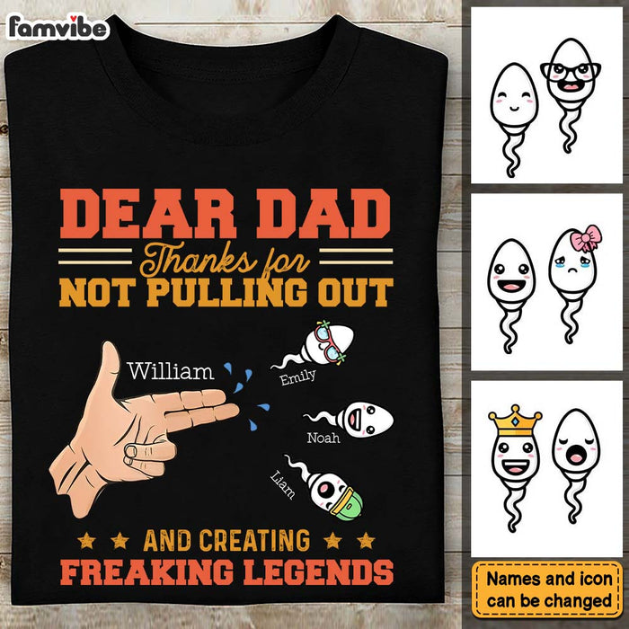 Personalized Gift For Dad Freaking Legends Shirt - Hoodie - Sweatshirt 32356 1
