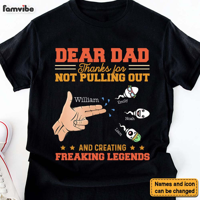 Personalized Gift For Dad Freaking Legends Shirt - Hoodie - Sweatshirt 32356 1