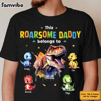 Personalized Gift For Roarsome Dad Dinosaur Shirt - Hoodie - Sweatshirt 32358 thumb 1