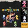 Personalized Gift For Roarsome Dad Dinosaur Shirt - Hoodie - Sweatshirt 32358 1