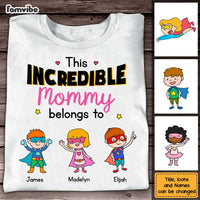 Personalized Gift For Incredible Mom Superhero Kids Shirt - Hoodie - Sweatshirt 32362 thumb 1