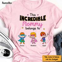 Personalized Gift For Incredible Mom Superhero Kids Shirt - Hoodie - Sweatshirt 32362 thumb 1