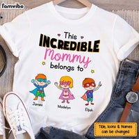 Personalized Gift For Incredible Mom Superhero Kids Shirt - Hoodie - Sweatshirt 32362 thumb 1