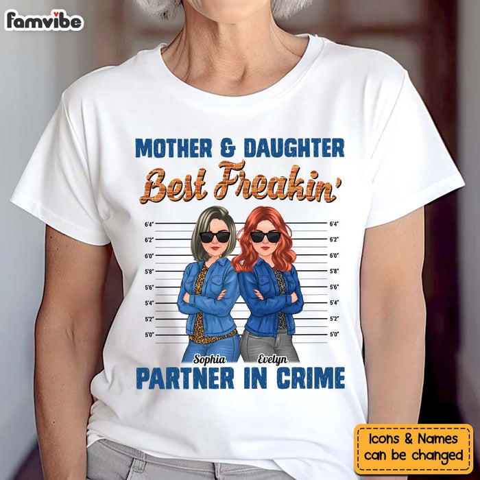 Personalized Gift For Mom Partner In Crime Shirt - Hoodie - Sweatshirt 32365 1