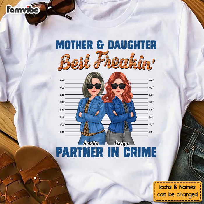 Personalized Gift For Mom Partner In Crime Shirt - Hoodie - Sweatshirt 32365 1