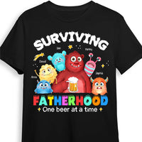Personalized Gift For Dad Monster Surviving Fatherhood Shirt - Hoodie - Sweatshirt 32366 thumb 1