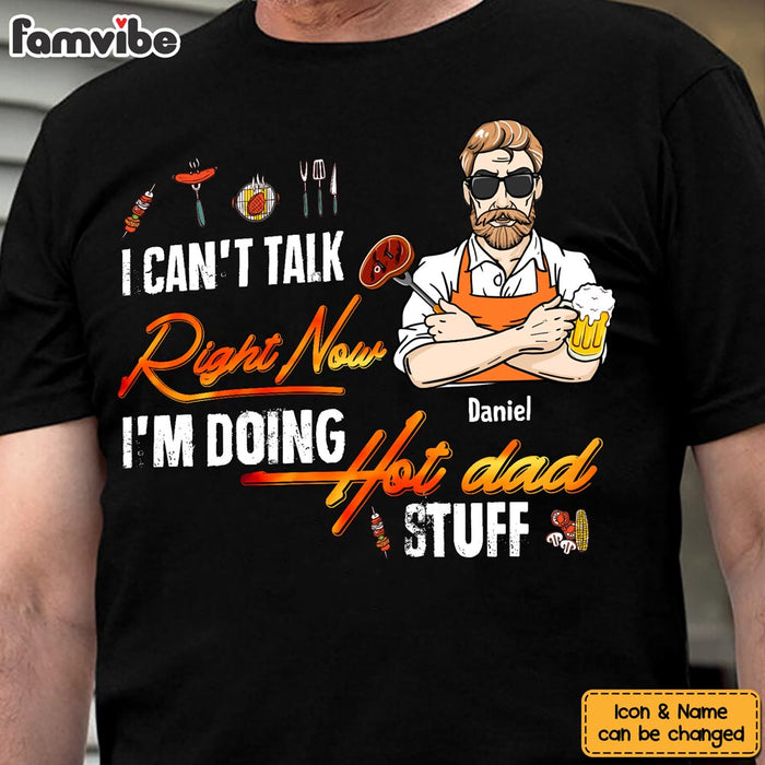 Personalized Gift For Dad I'm Doing Hot Dad Stuff Shirt - Hoodie - Sweatshirt 32368 1