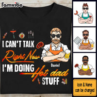 Personalized Gift For Dad I'm Doing Hot Dad Stuff Shirt - Hoodie - Sweatshirt 32368 thumb 1